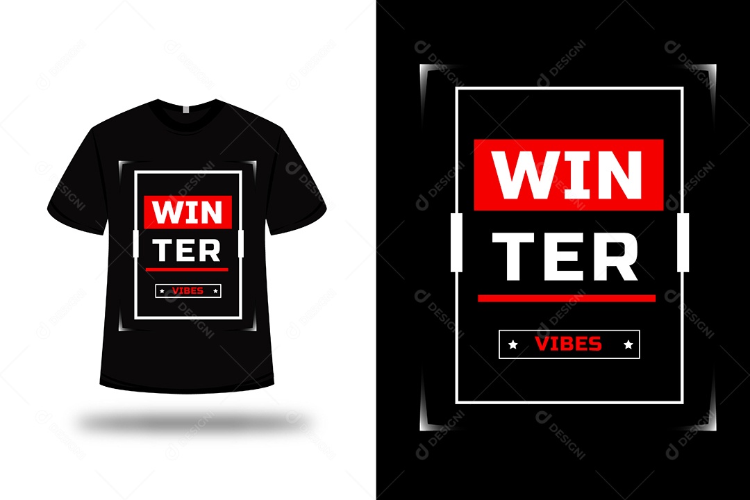 Camiseta inverno Vetor EPS