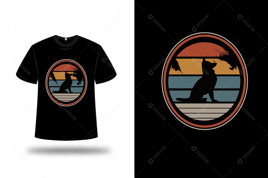 Camiseta Estampada Vetor EPS