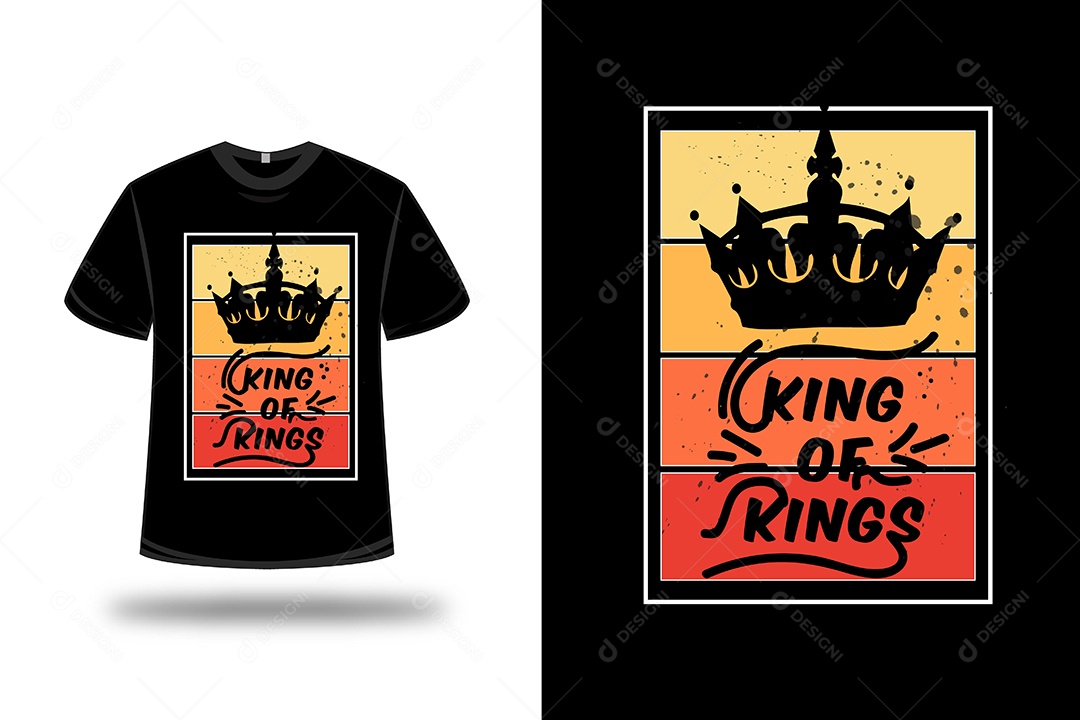 Camiseta Rei Dos Reis Vetor EPS