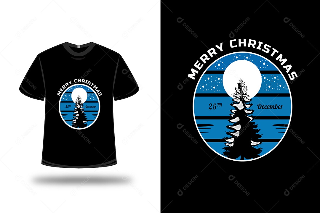 Camiseta Feliz Natal Vetor EPS