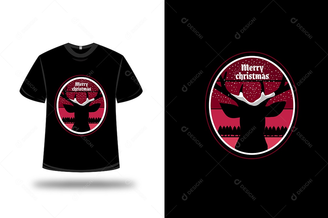 Camiseta Feliz Natal vetor EPS Vetor EPS