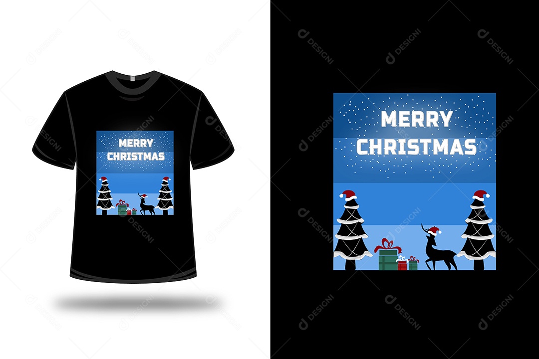 Camiseta Feliz Natal  Vetor EPS