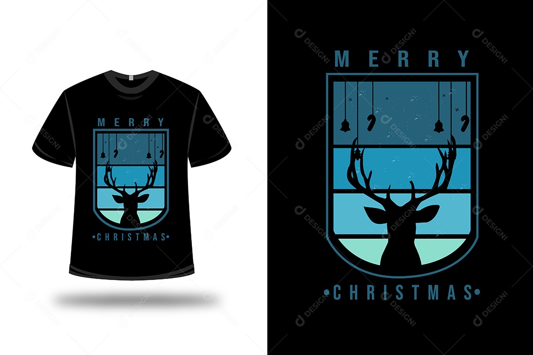 Camiseta Feliz natal  Vetor EPS