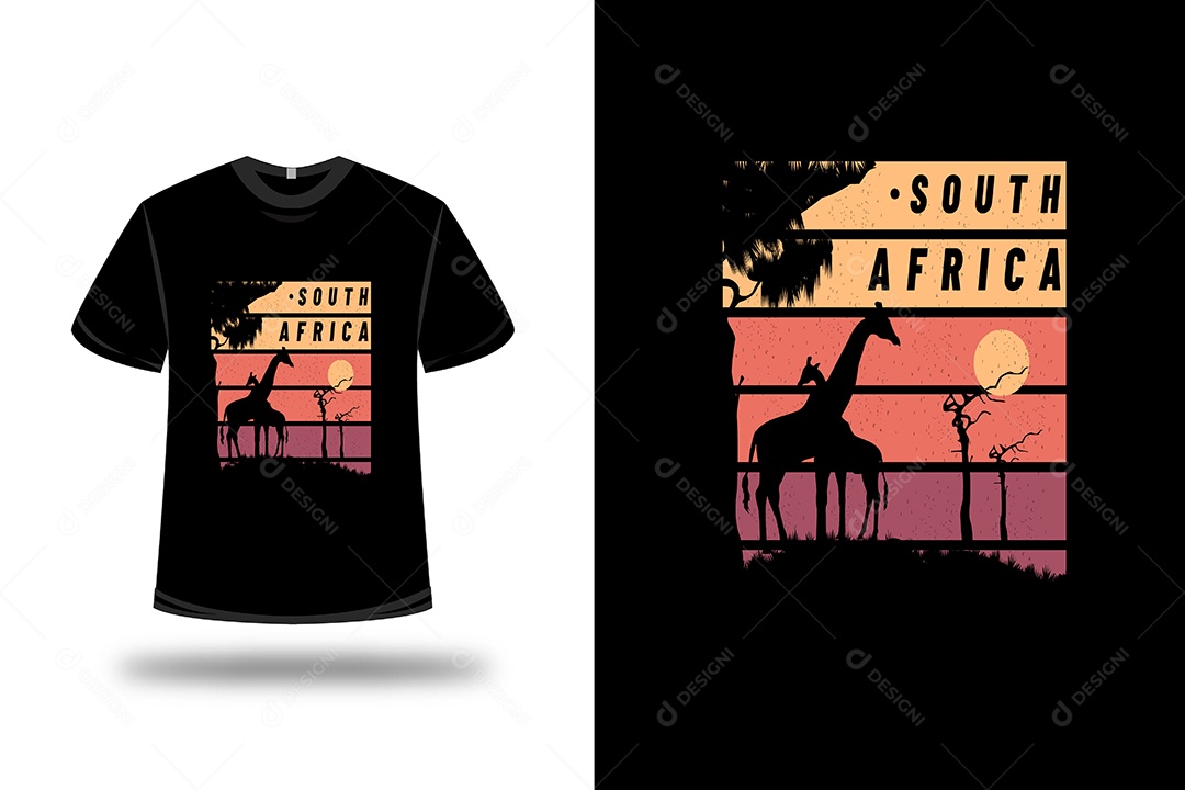 Camiseta África do Sul Vetor EPS