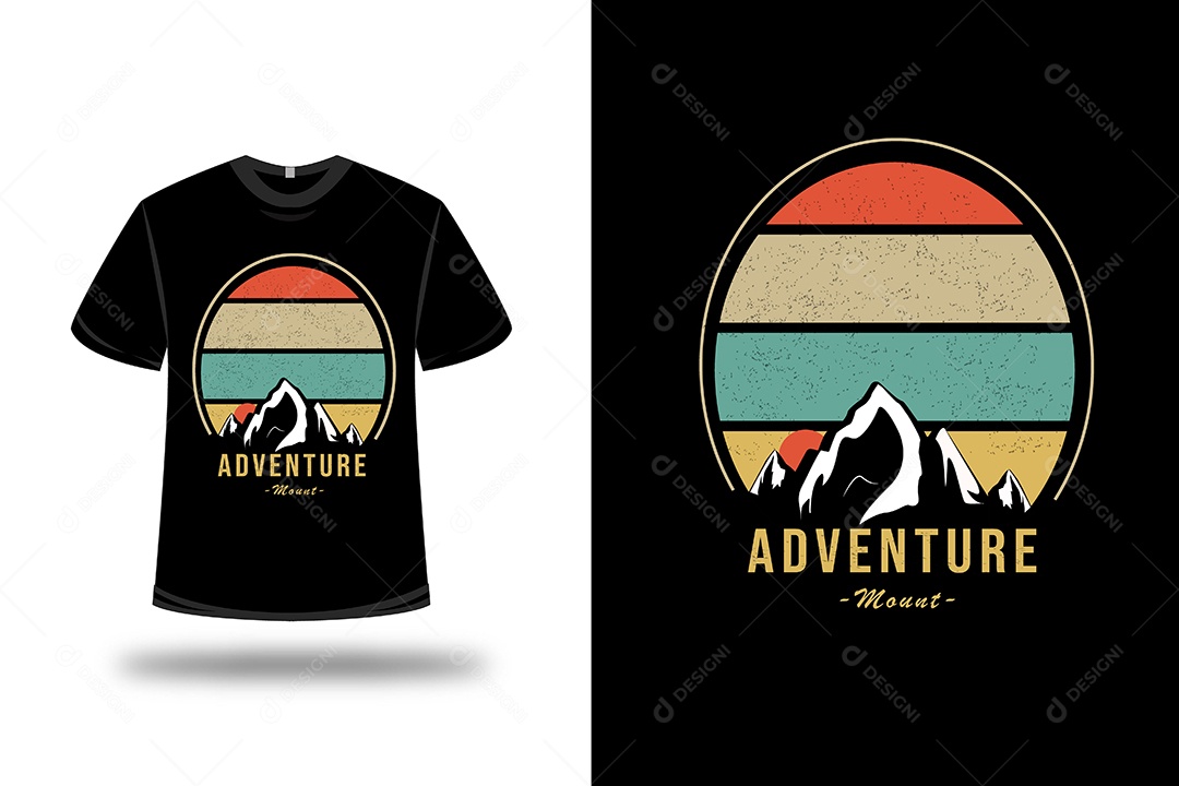 Camiseta Boca de Aventura Vetor EPS