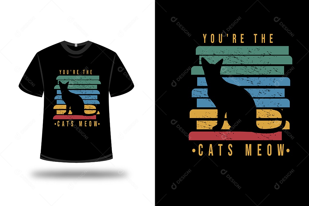 Camiseta Você é o Cara Dos Gatos Vetor EPS