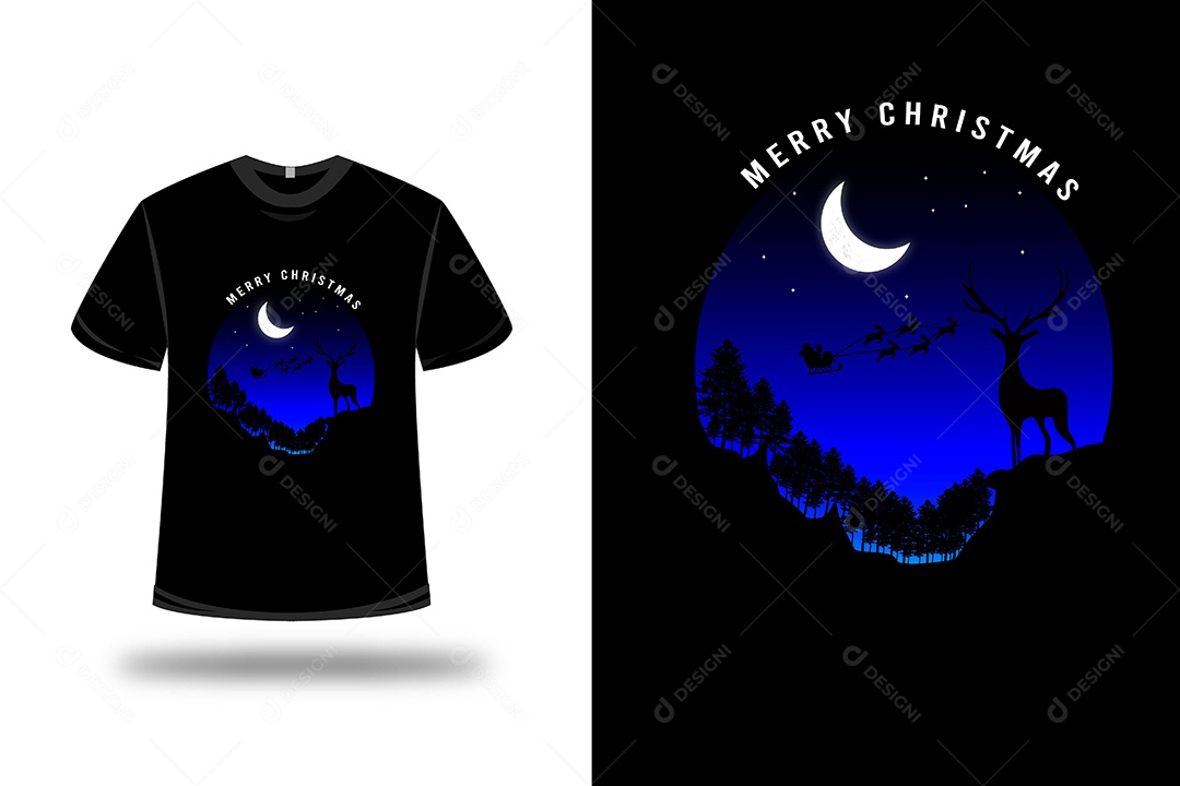 Camiseta Feliz Natal Vetor EPS