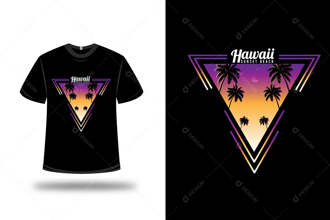 Camiseta Havaí Vetor EPS