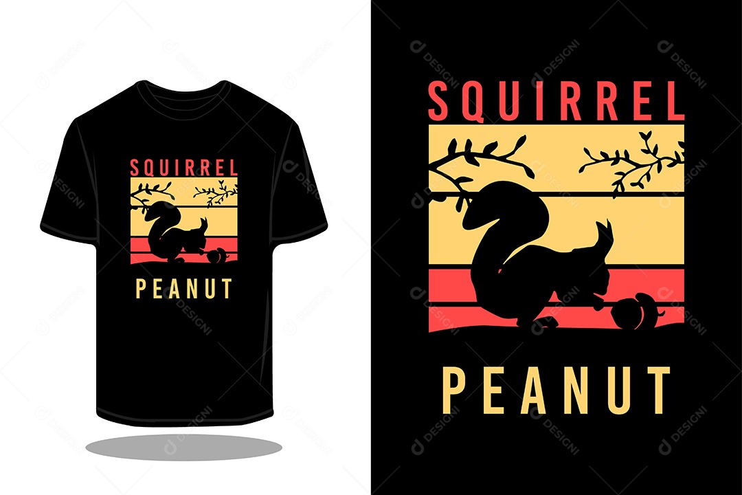 Modelo de Estampa de Camiseta Vetor EPS