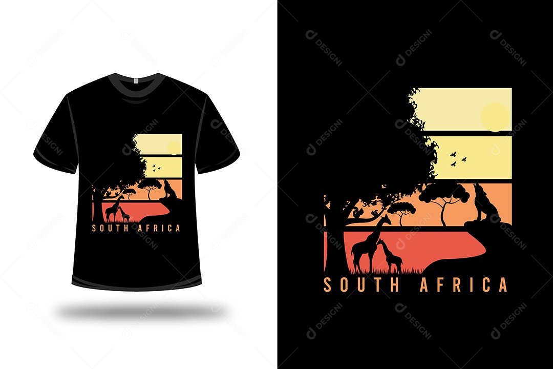 Camiseta África do Sul Vetor EPS