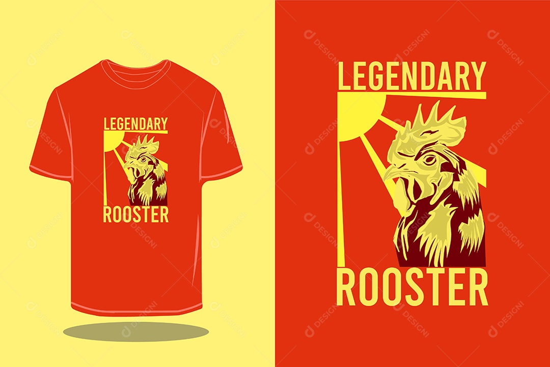 Modelo de Estampa de Camiseta Vetor EPS