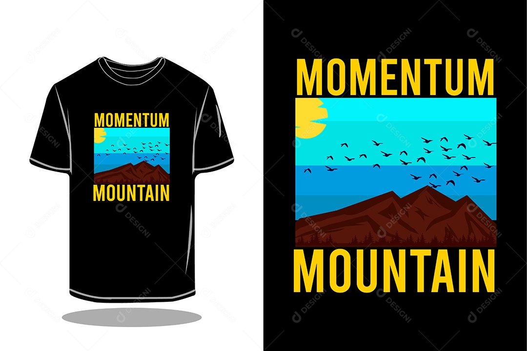 Modelo de Estampa de Camiseta Vetor EPS