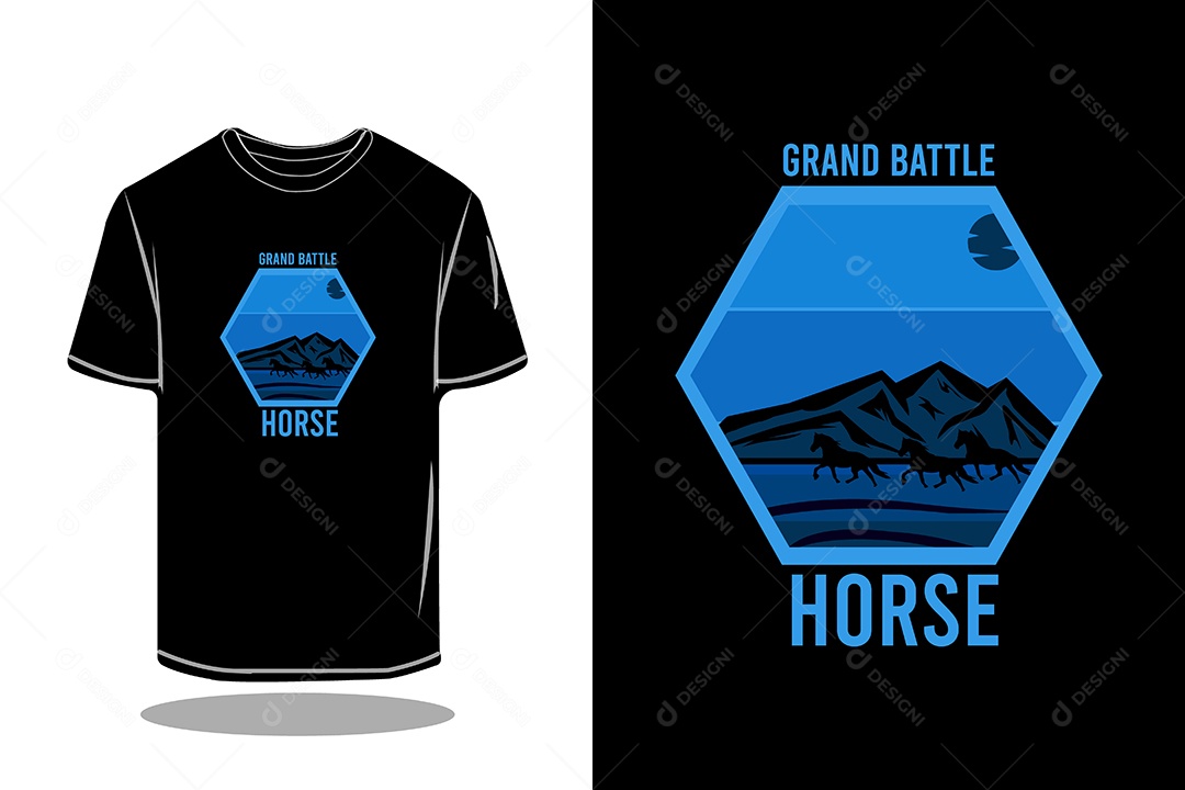 Modelo de Estampa de Camiseta Vetor EPS