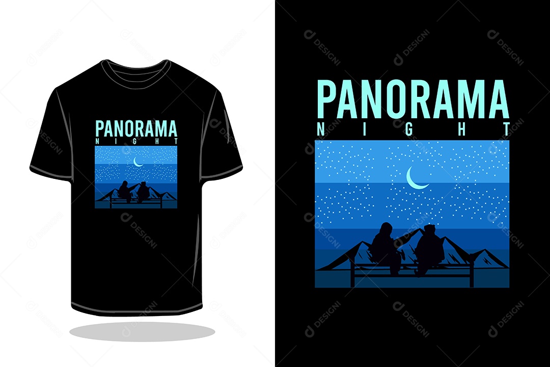 Modelo de Estampa de Camiseta Vetor EPS