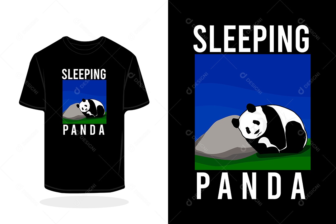 Modelo de Estampa de Camiseta Vetor EPS