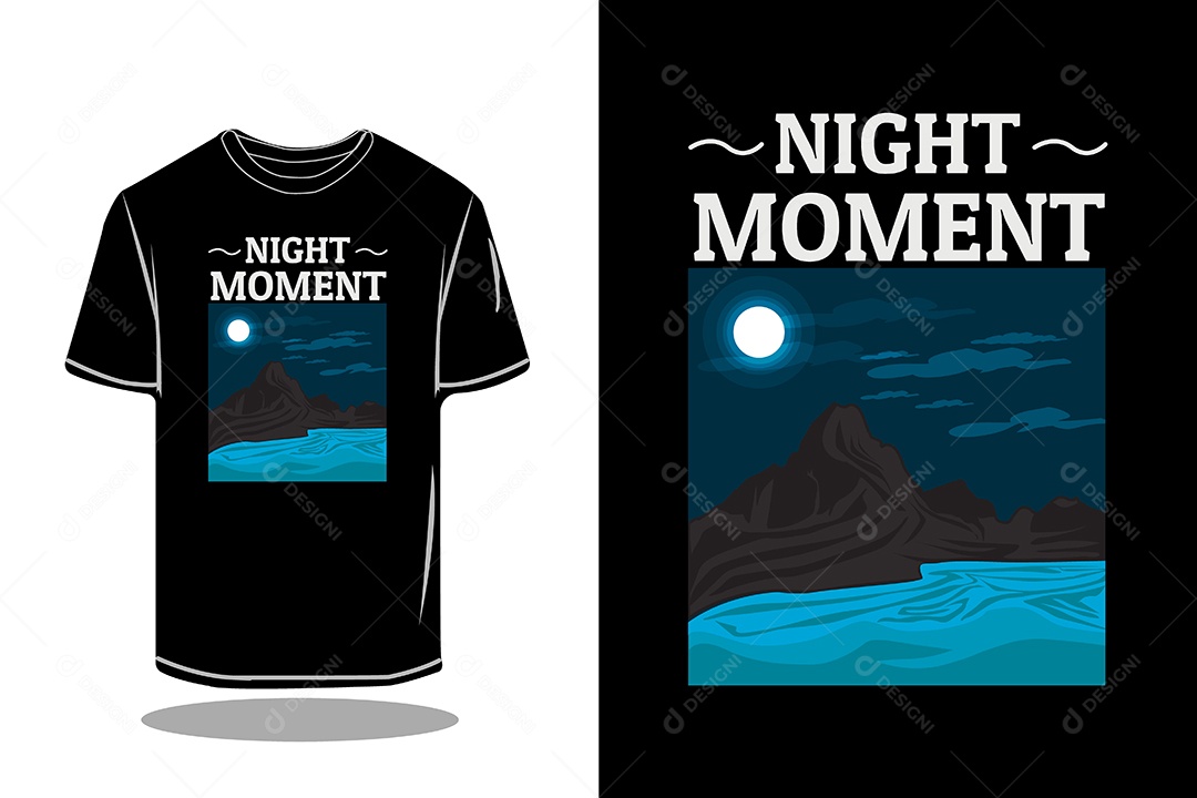 Modelo de Estampa de Camiseta Vetor EPS