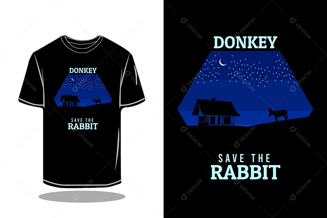 Modelo de Estampa de Camiseta Vetor EPS