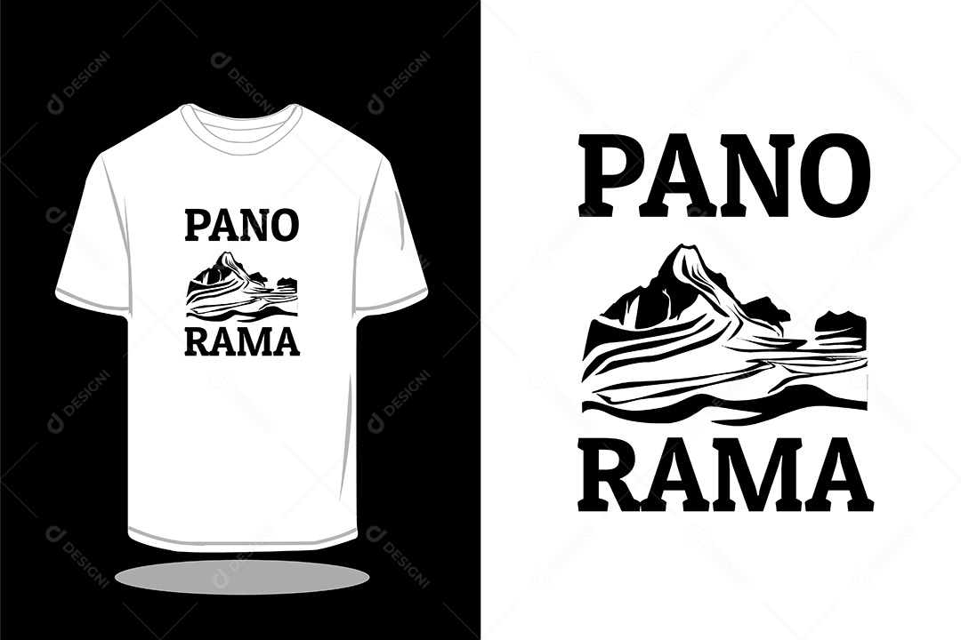 Modelo de Estampa de Camiseta Vetor EPS