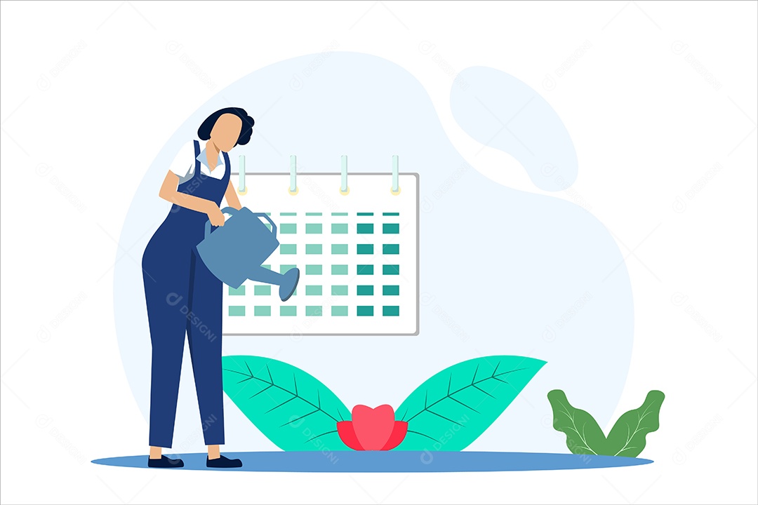 Ilustração do Dia da Terra Votar EPS