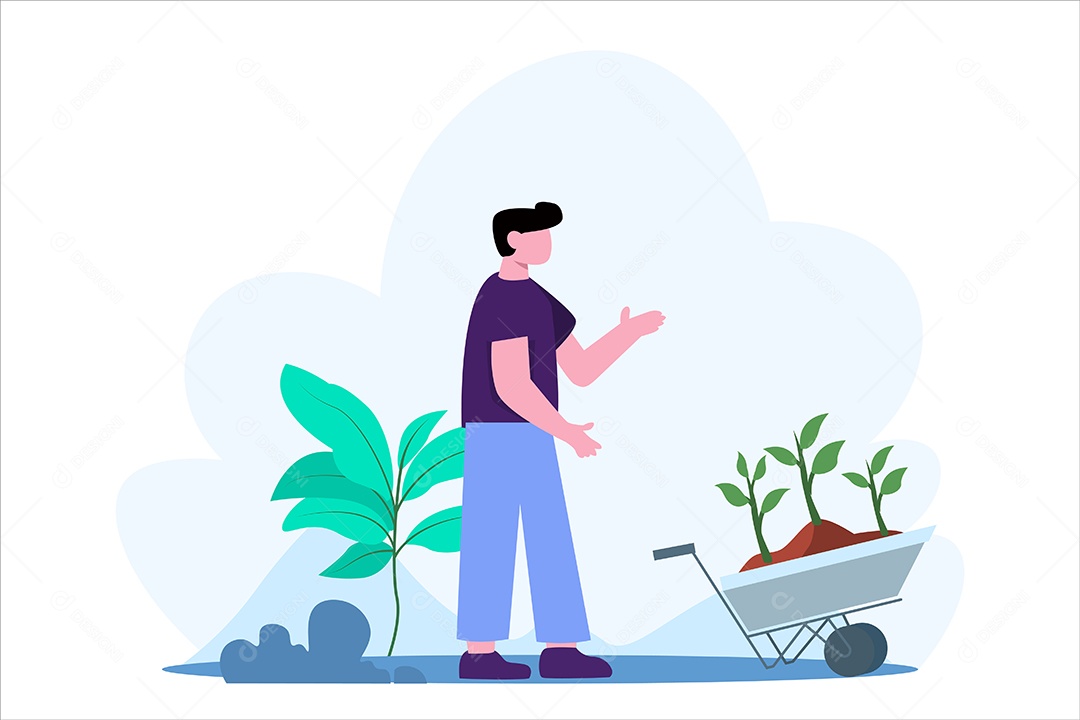 Ilustração do Dia da Terra Votar EPS