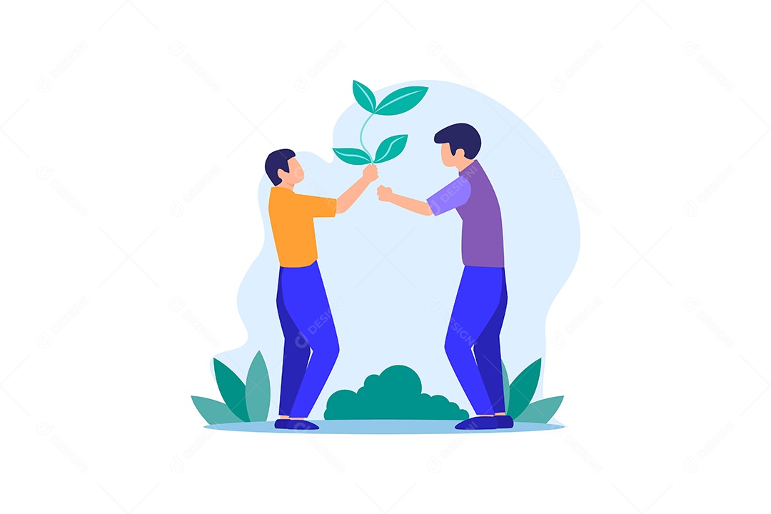 Ilustração do Dia da Terra Votar EPS