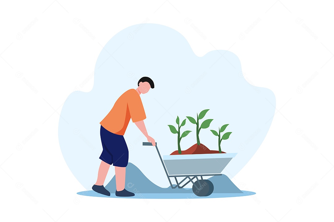 Ilustração do Dia da Terra Votar EPS