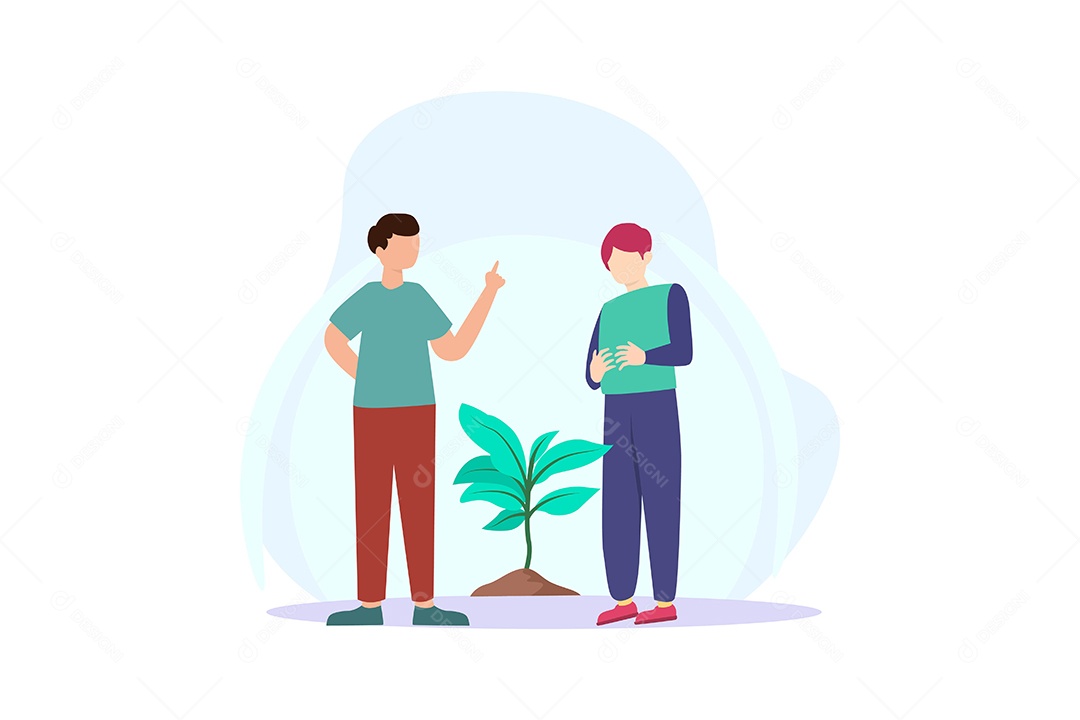 Ilustração do Dia da Terra Votar EPS