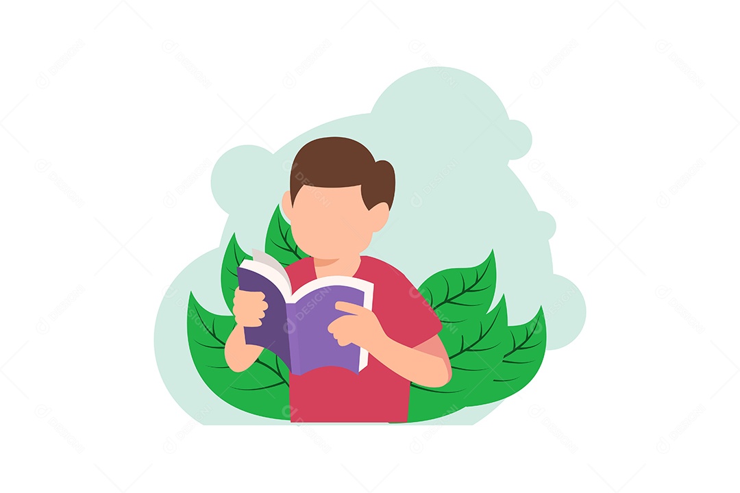 Ilustração Dia Mundial do Livro Vetor EPS