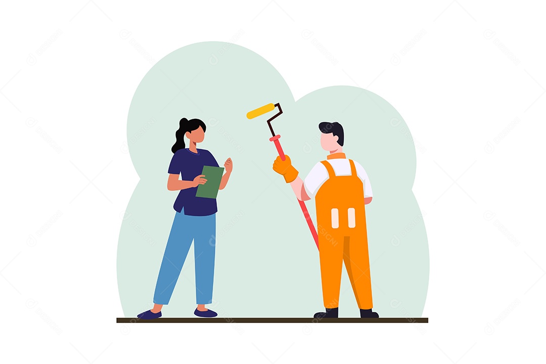 Ilustração do Dia do Trabalho Vetor EPS