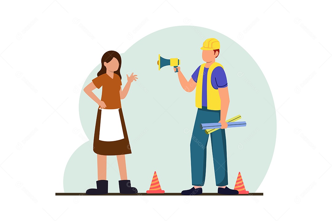 Ilustração do Dia do Trabalho Vetor EPS