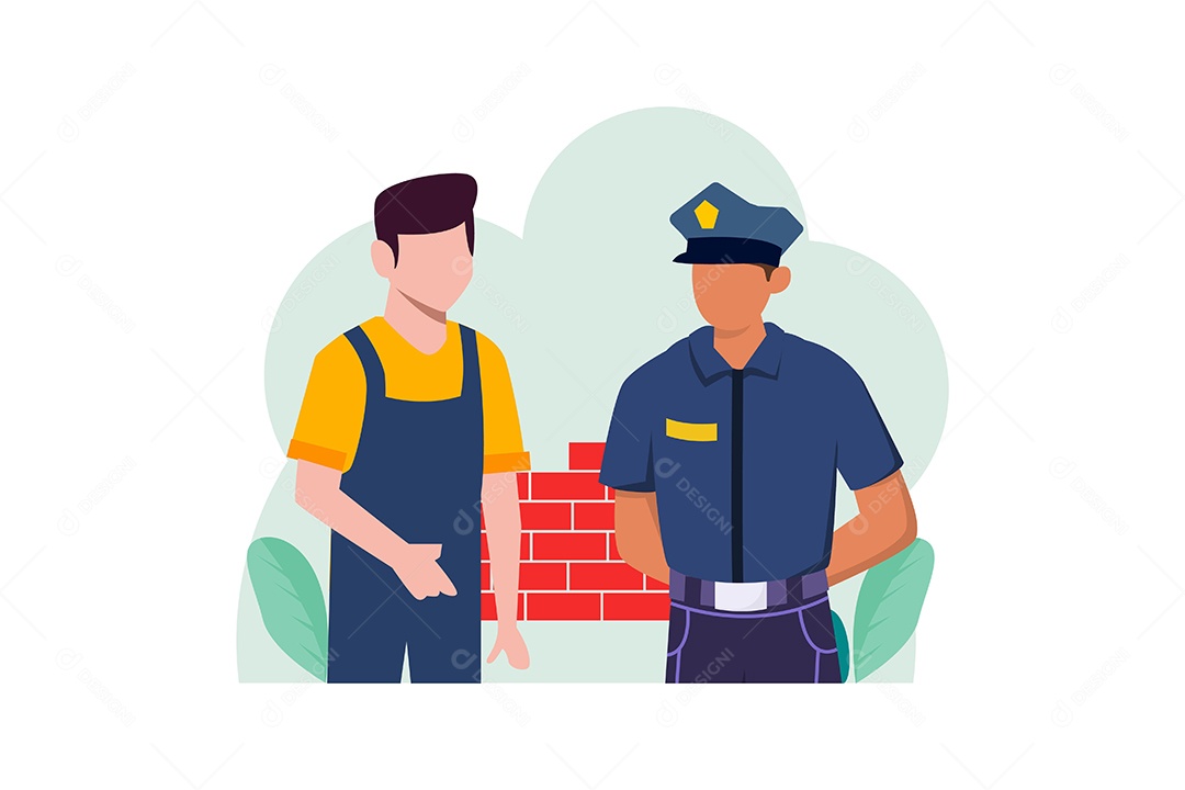 Ilustração do Dia do Trabalho Vetor EPS