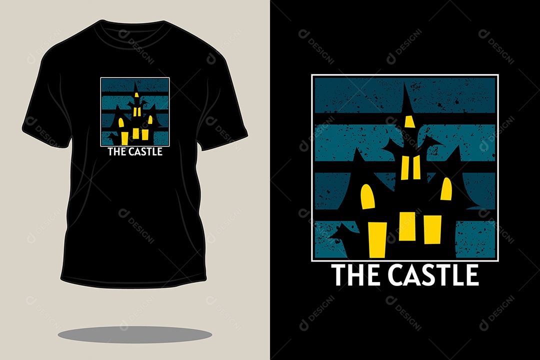 Modelo de Estampa de Camiseta Vetor EPS