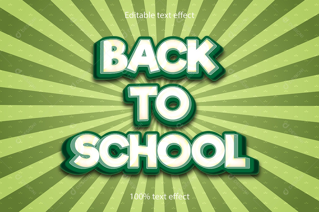 Efeito de Texto Ilustração Vetor EPS Editável