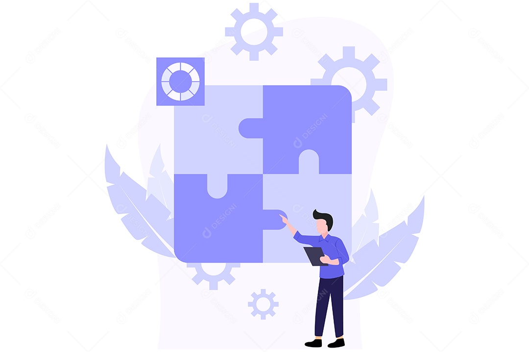 Conceito de Gestão Financeira Ilustração Vetor EPS