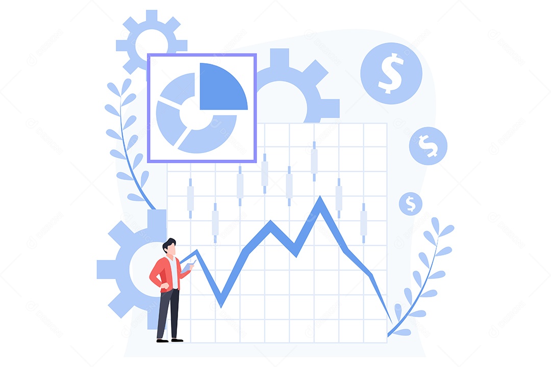Financial Management Concept Illustration Vector EPS