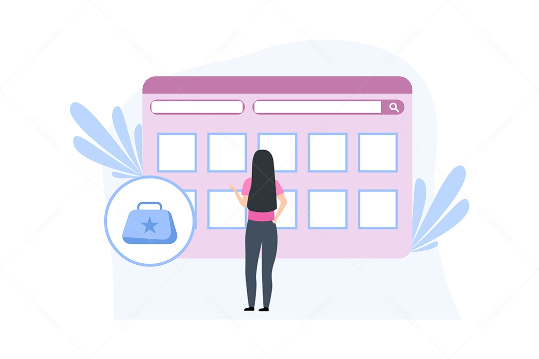 Conceito de Comércio Eletrônico Ilustração Vetor EPS