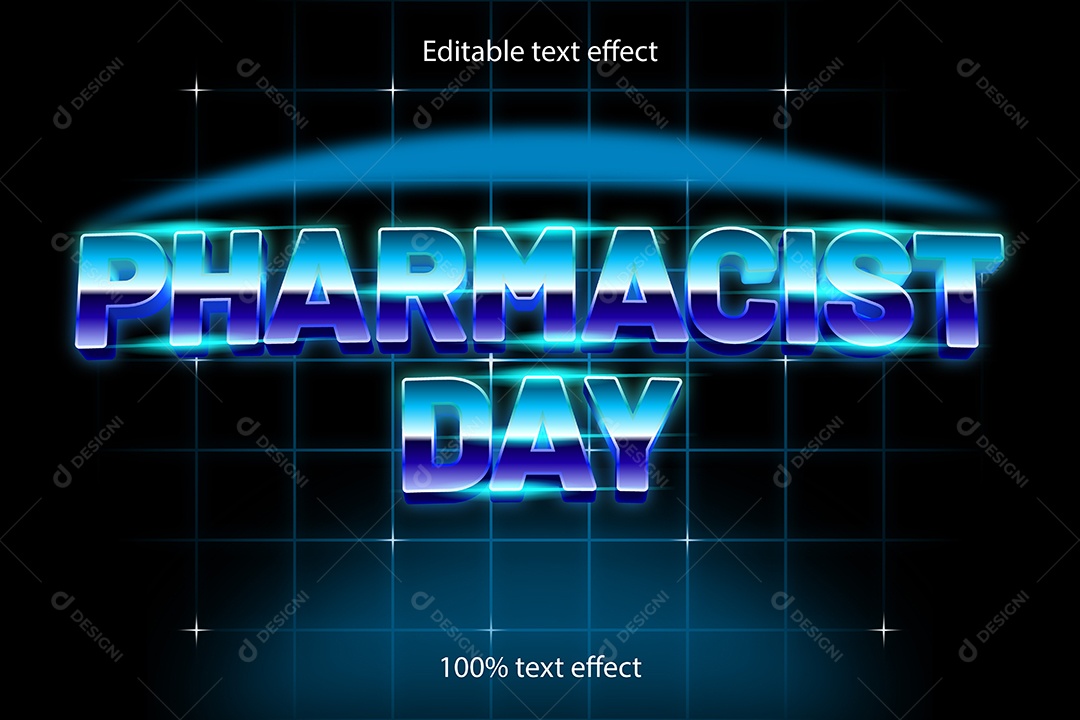 Efeito de Texto Ilustração Vetor EPS Editável