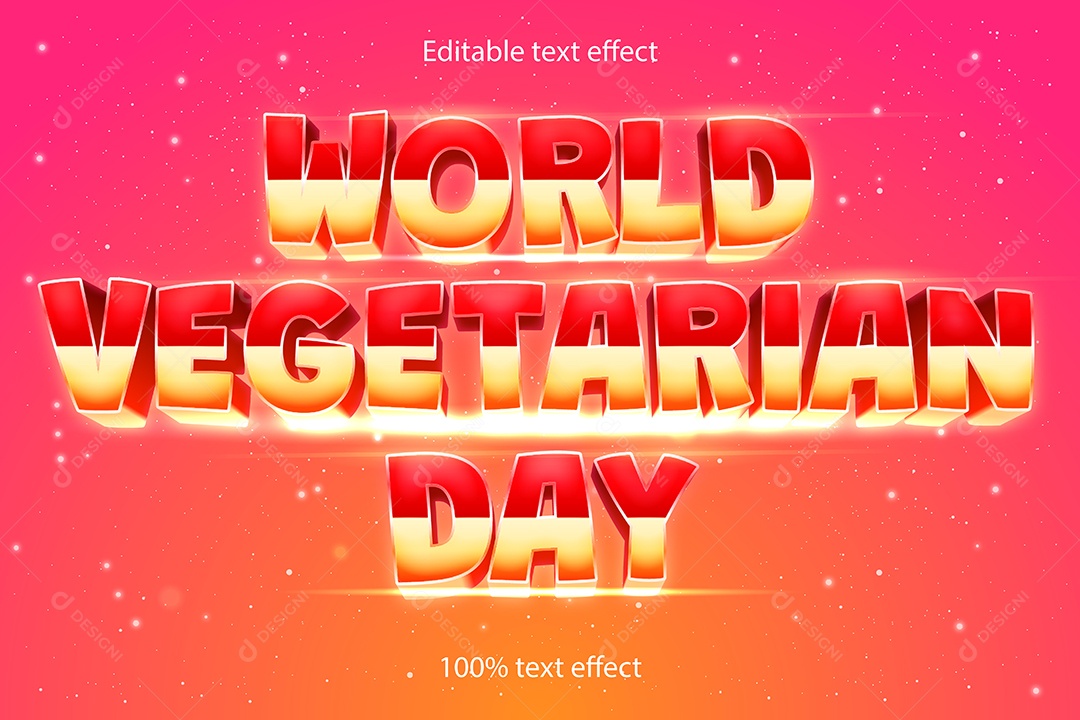 Efeito de Texto Ilustração Vetor EPS Editável