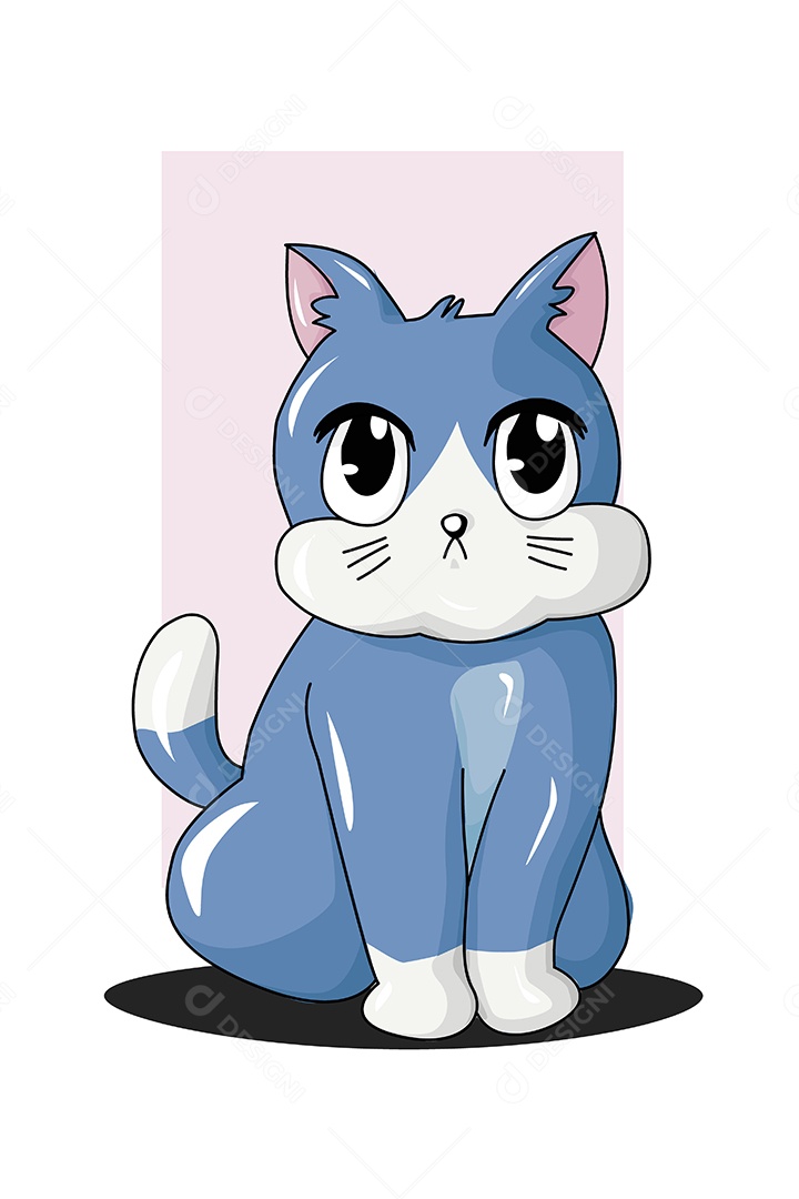 Gato Animal Ilustração Vetor EPS + AI