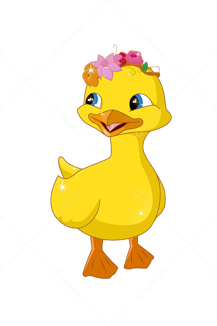 Pato Animal Ilustração Vetor EPS + AI