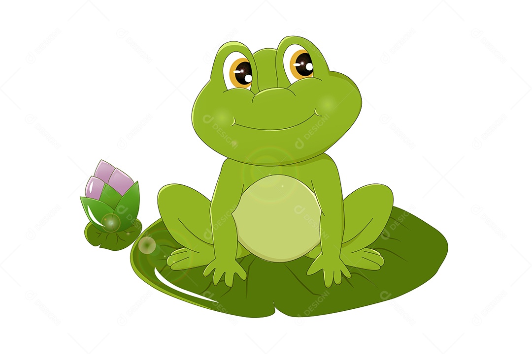 Sapo Animal Ilustração Vetor EPS + AI