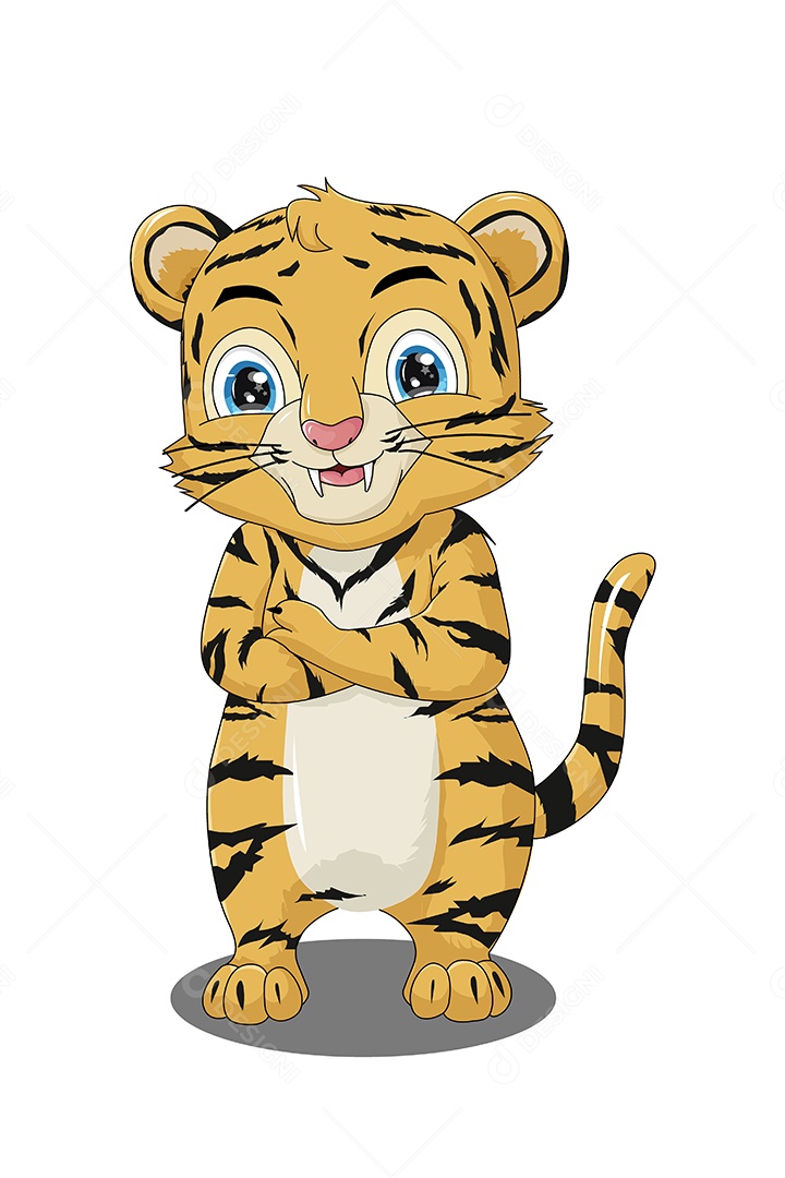Tigre Animal Ilustração Vetor EPS + AI