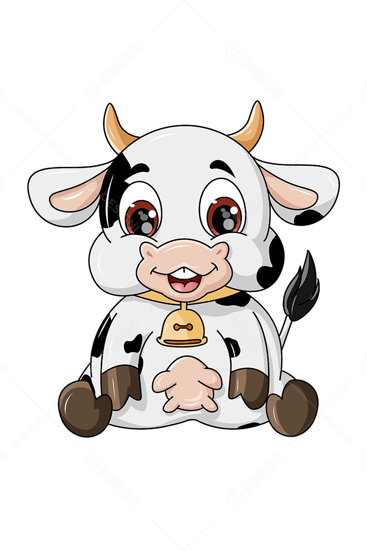 Vaca Animal Ilustração Vetor EPS + AI
