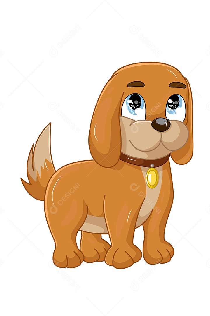 Cachorro Animal Ilustração Vetor EPS + AI