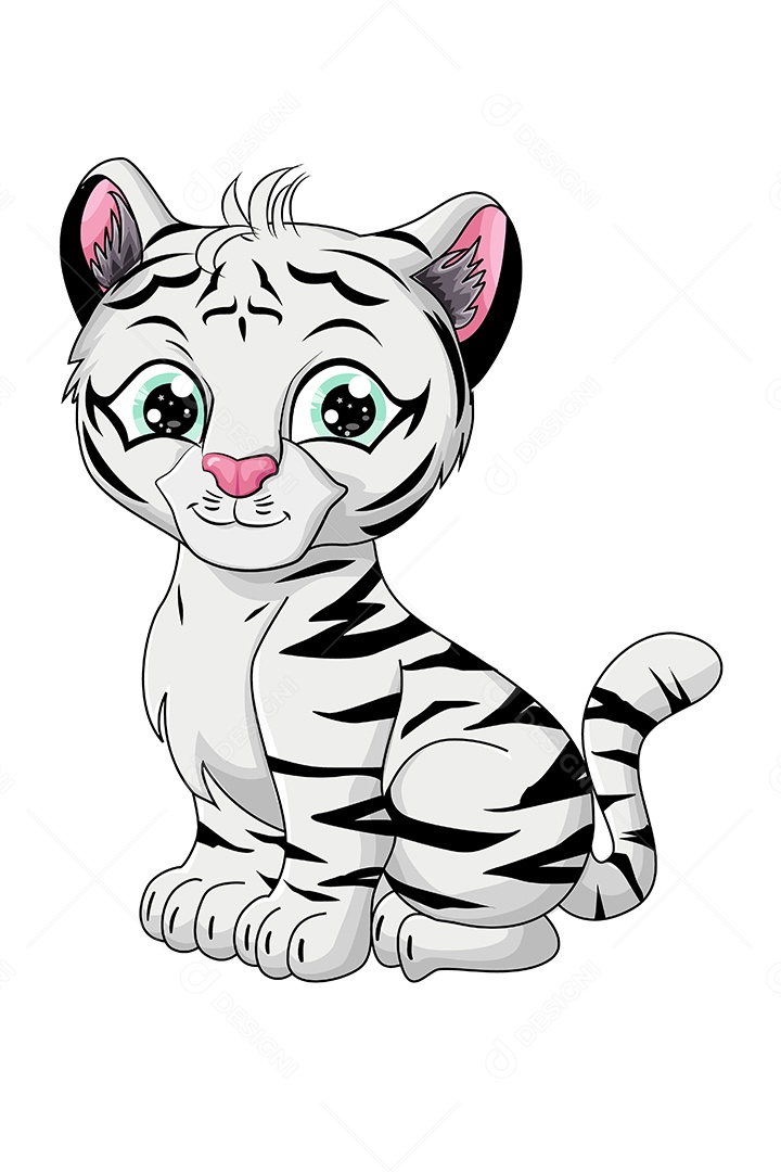 Tigre Animal Ilustração Vetor EPS + AI