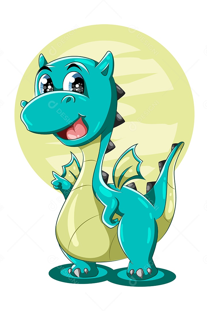 Dinossauro Animal Ilustração Vetor EPS + AI