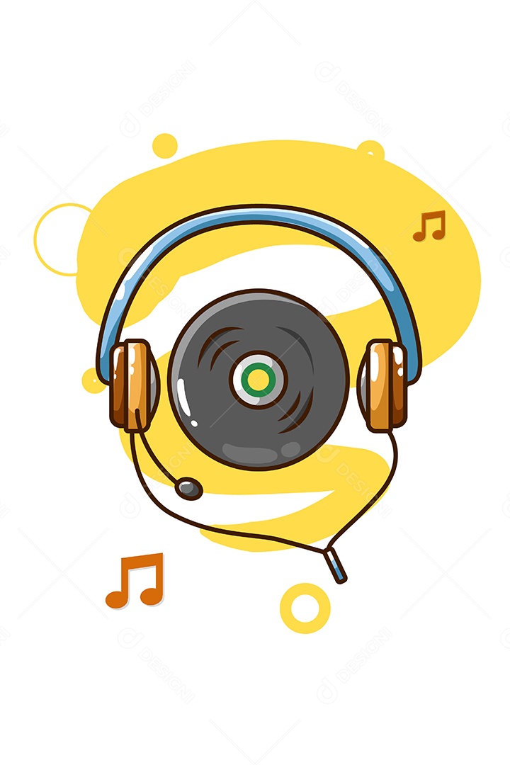 Musica Ilustração Vetor EPS + AI