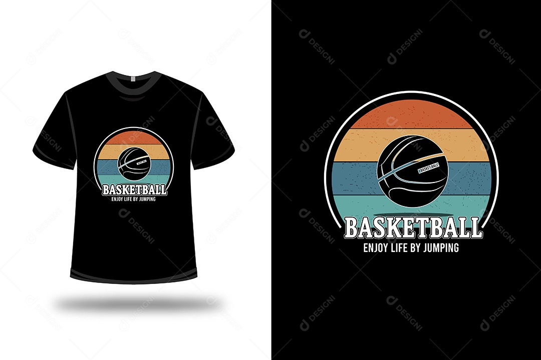 Camiseta Basquetebol Vetor EPS