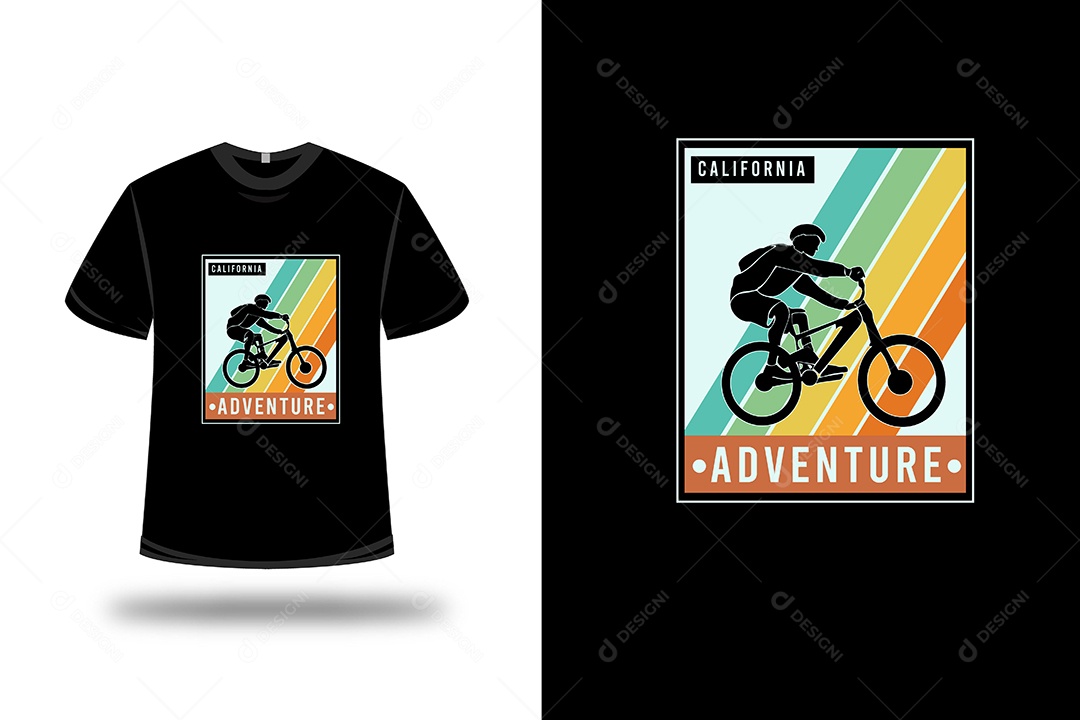 Camiseta Aventura  Vetor EPS