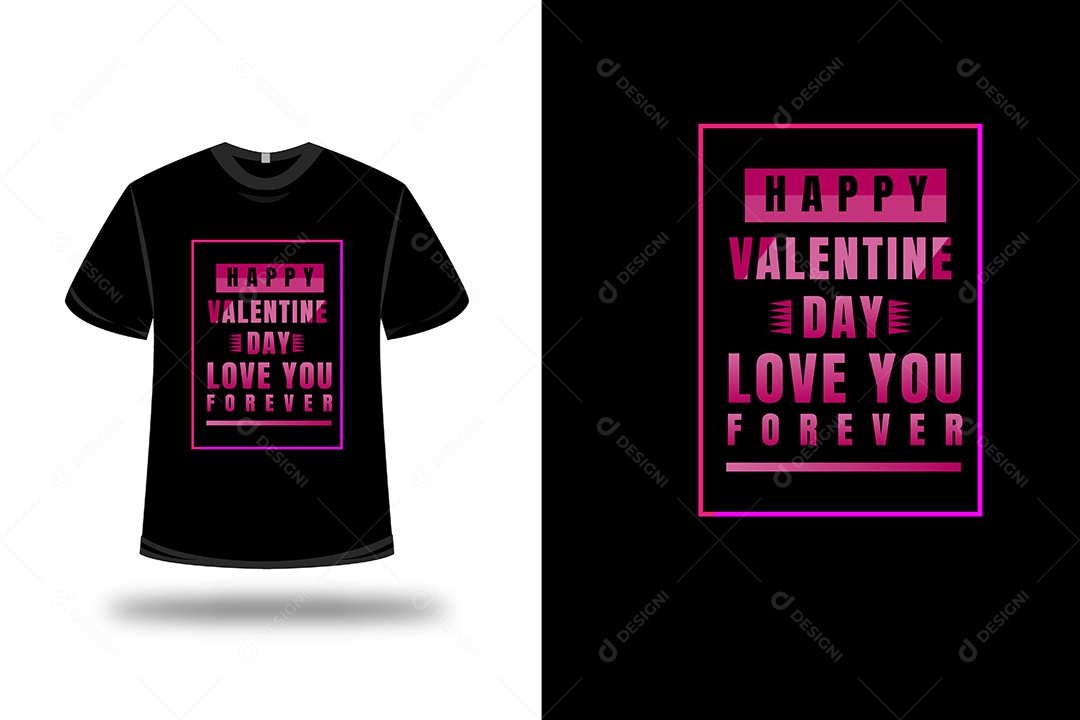 Camiseta dia dos Namorados Vetor EPS